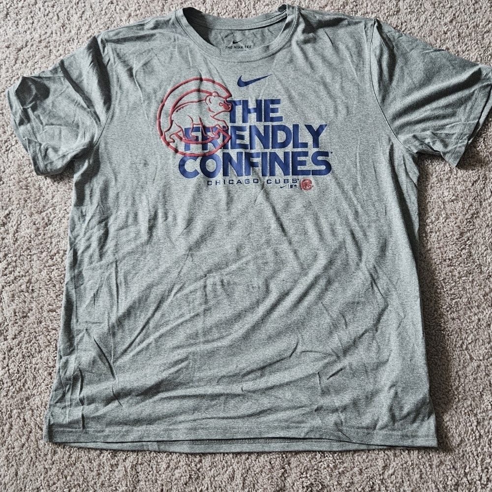 Chicago Cubs Nike Dri-Fit The Friendly Confines Short Sleeve Tee Mens XL NWOT